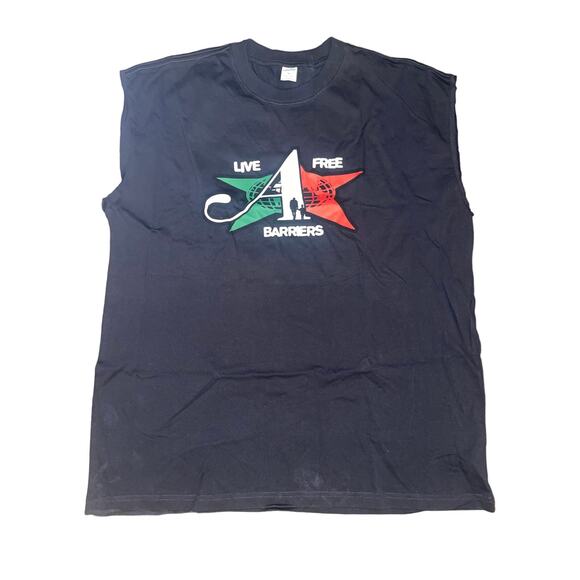 Barriers Live Free Tank Top - Mexican Flag - Picture 1 of 6